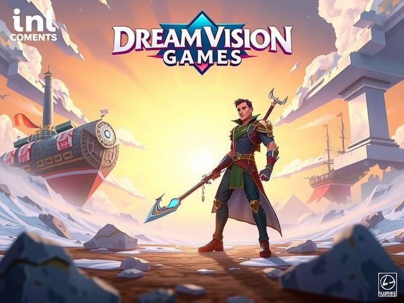 Game development team working at Dreamvision Games